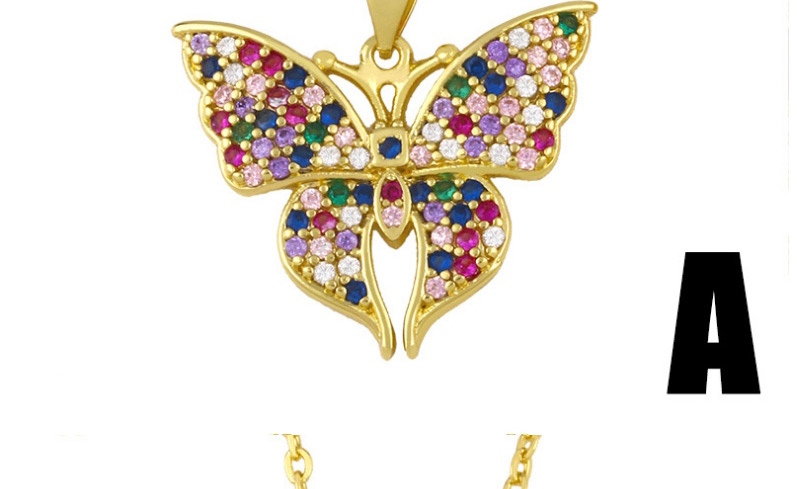 Fashion A Colorful Butterfly Necklace,Necklaces