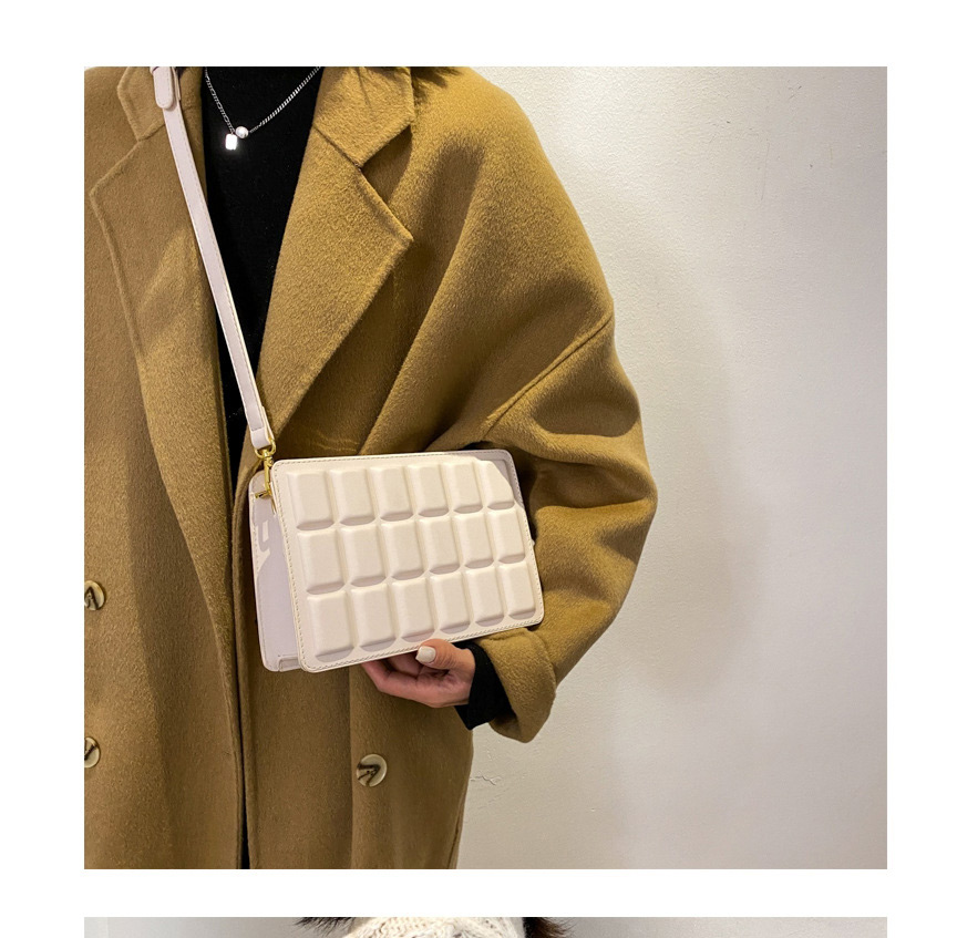 Fashion Milk Tea Flavor Square Box Shoulder Messenger Bag,Shoulder bags
