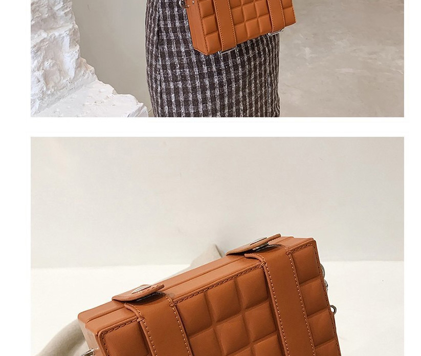 Fashion White Square Box Shoulder Messenger Bag,Shoulder bags