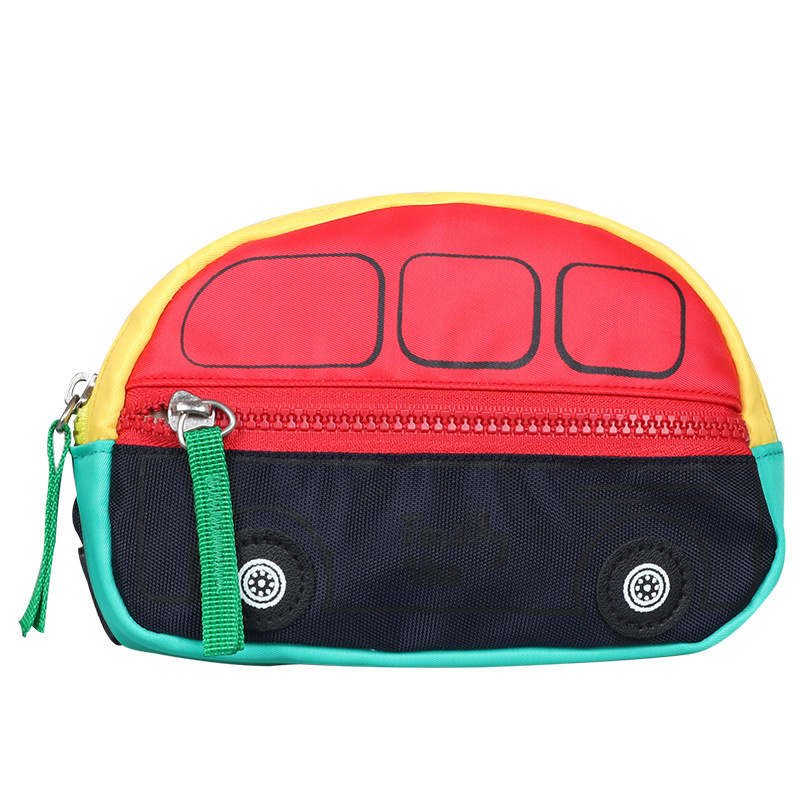Fashion Red Contrasting Color Nylon Fabric Childrens Car Messenger Bag,Shoulder bags