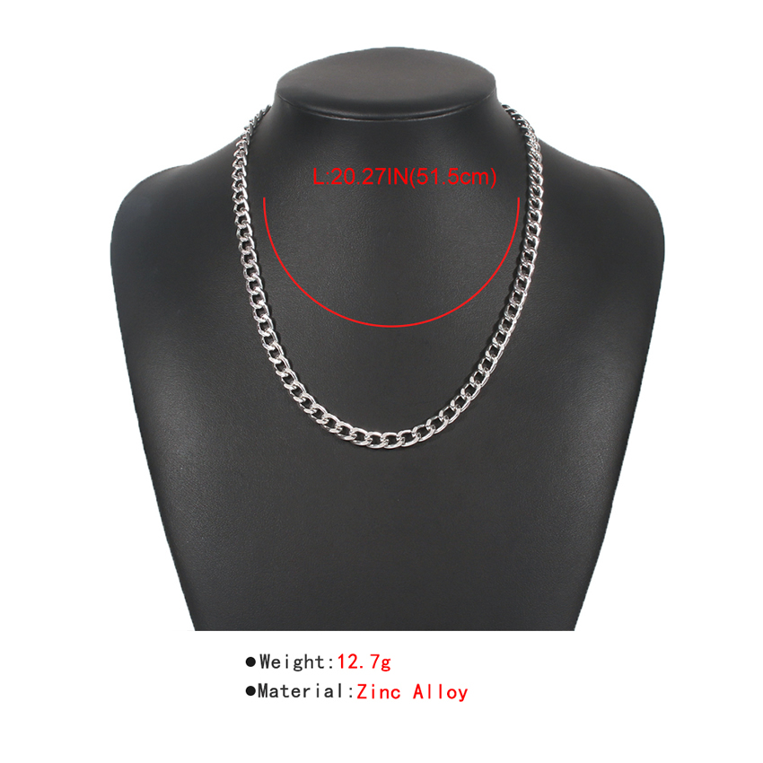 Fashion White K Alloy Chain Multi-purpose Necklace,Chains