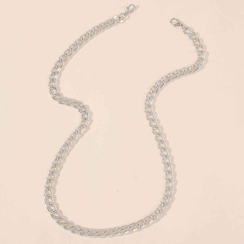 Fashion White K Alloy Chain Multi-purpose Necklace,Chains