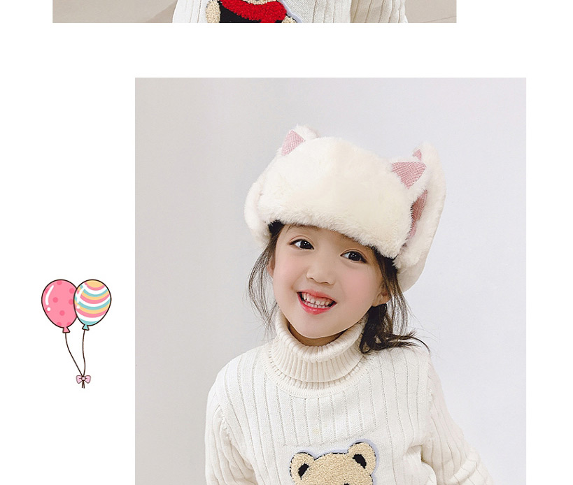 Fashion Black Cat[adult Model] Childrens Plush Cartoon Ear Cap,Children