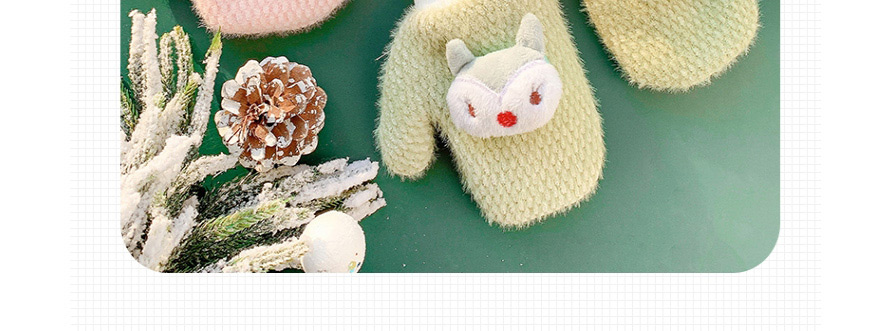 Fashion Little Rabbit [beige White] Children Cartoon Gloves,Gloves