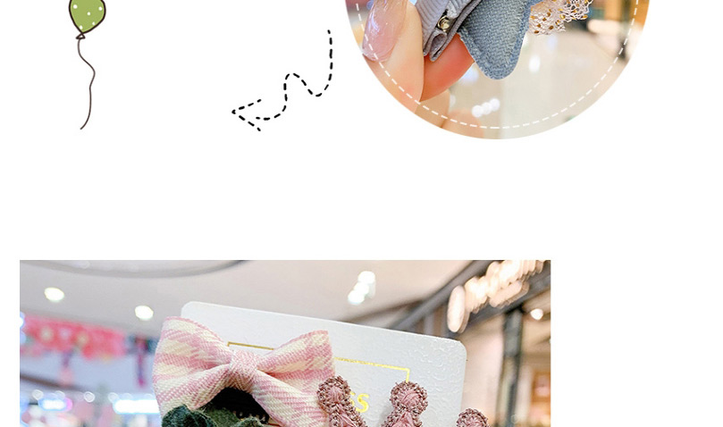 Fashion Pink Crown Flowers Childrens Hairpin With Bow,Kids Accessories