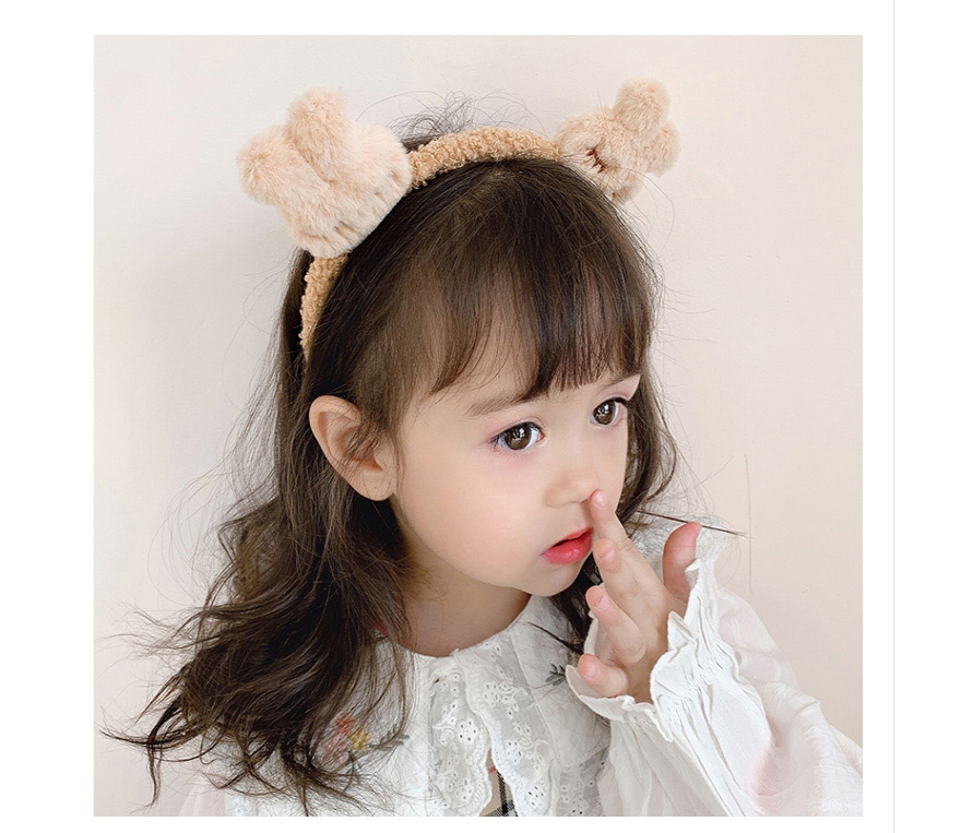 Fashion Khaki Bunny Childrens Bunny With Teeth Little Girl Headband,Kids Accessories