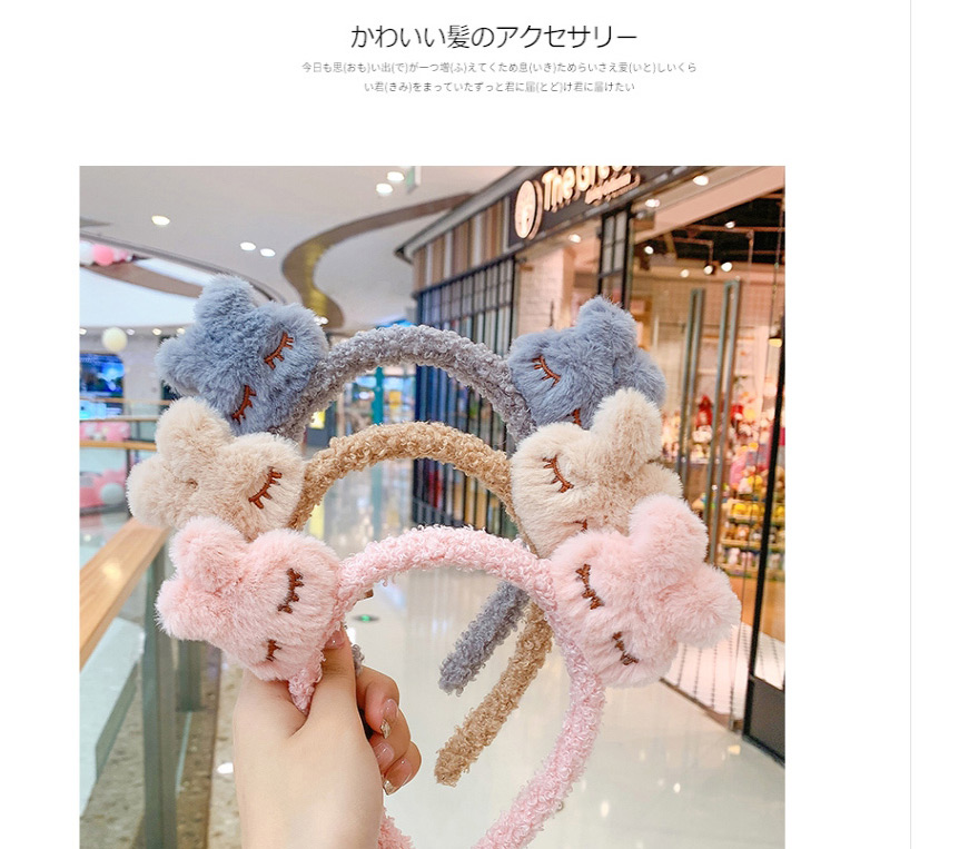 Fashion Khaki Bunny Childrens Bunny With Teeth Little Girl Headband,Kids Accessories