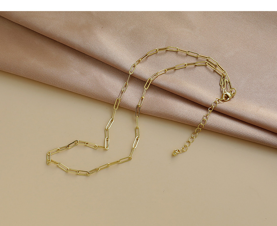 Fashion Gold Color Copper Chain Necklace,Necklaces