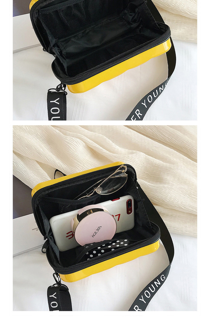 Fashion Flesh Pink Childrens Suitcase Hard Shell Shoulder Bag,Messenger bags
