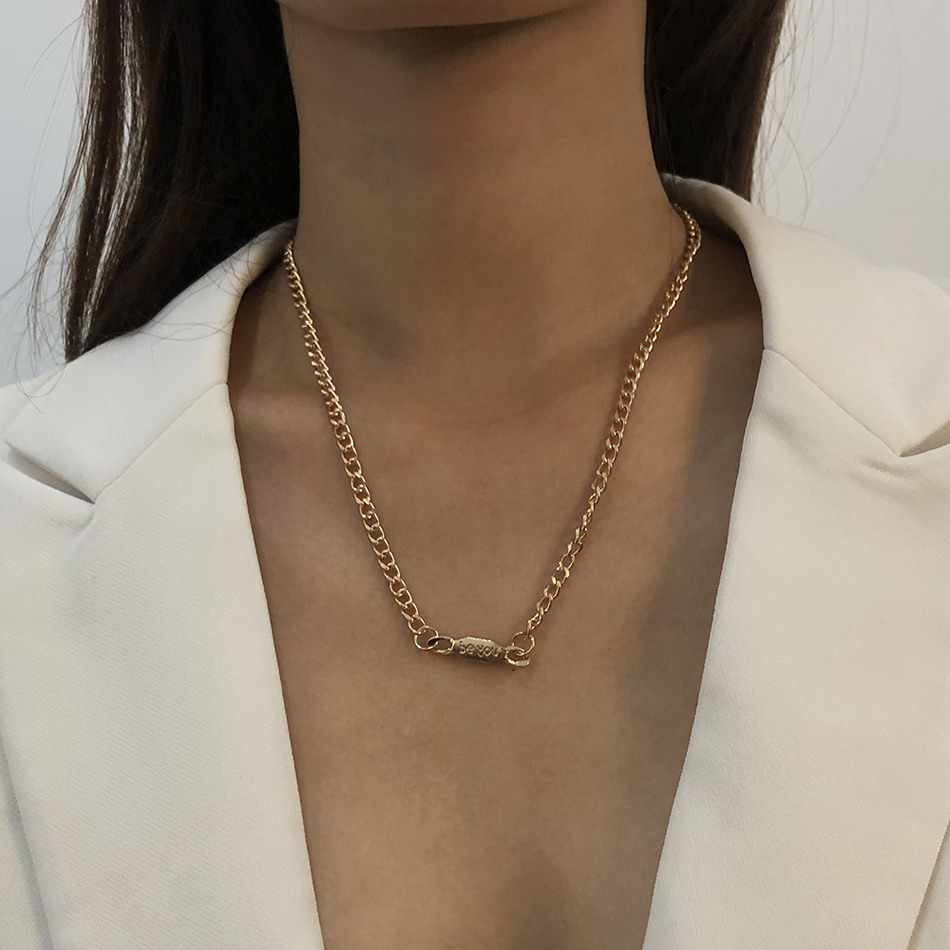 Fashion Gold Color Alloy Geometric Necklace,Chokers