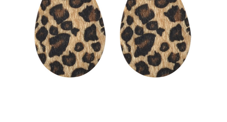 Fashion Leopard Print Suit Leopard Geometric Tassel Alloy Necklace Earrings Bracelet,Jewelry Sets