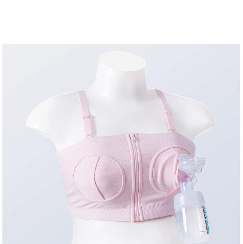 Fashion Pink Nursing Bra Without Steel Ring,SLEEPWEAR & UNDERWEAR
