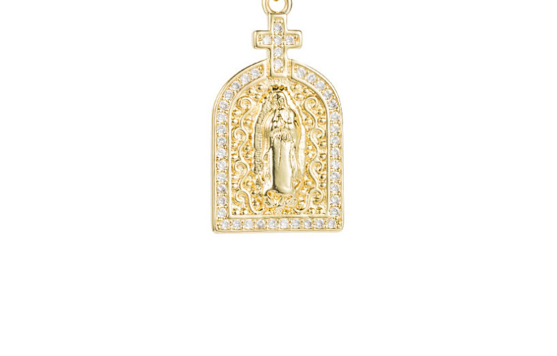 Fashion Gold Color Virgin Mary Cross Necklace,Necklaces