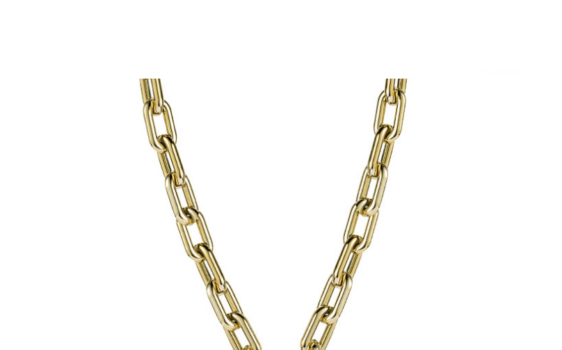 Fashion Gold Color Thick Chain Love Heart Pendant Necklace,Pendants