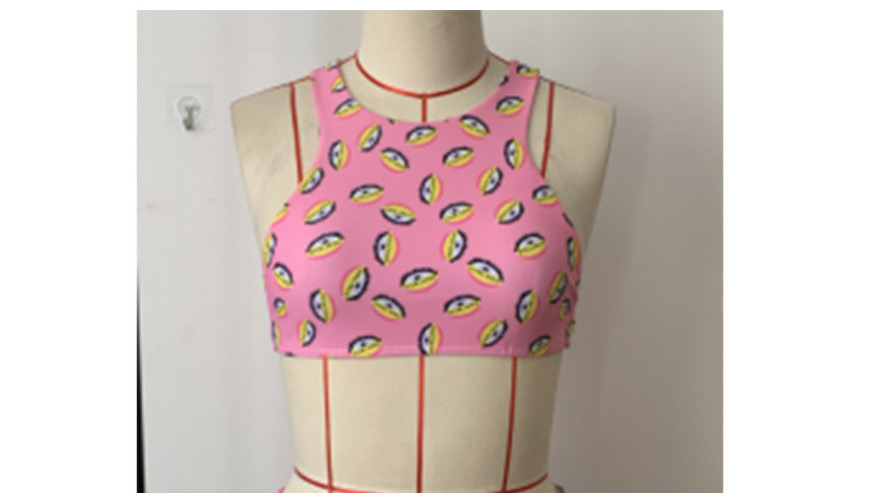Fashion Green Leopard Print Open Back Cutout Split Swimsuit,Bikini Sets