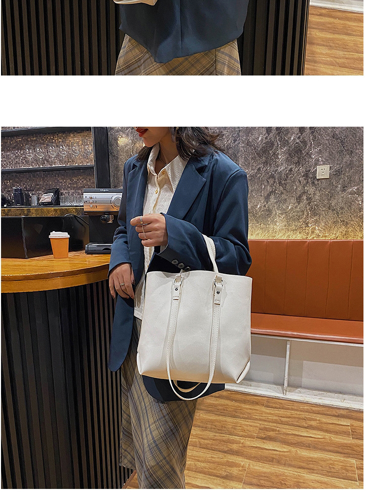 Fashion Creamy-white Solid Soft Leather Shoulder Bag,Messenger bags