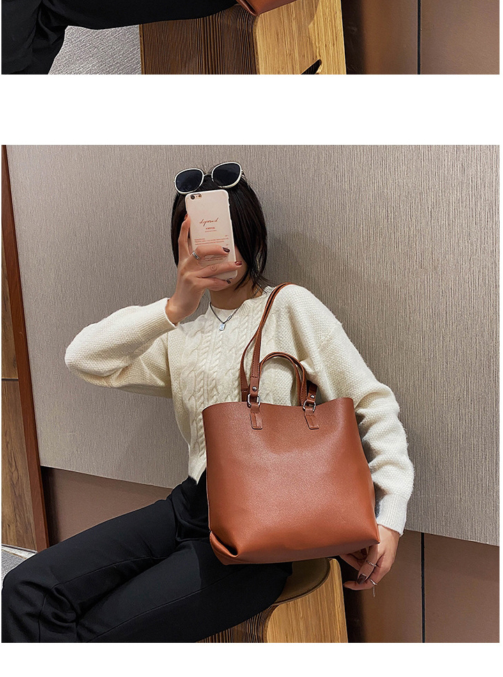 Fashion Black Solid Soft Leather Shoulder Bag,Messenger bags