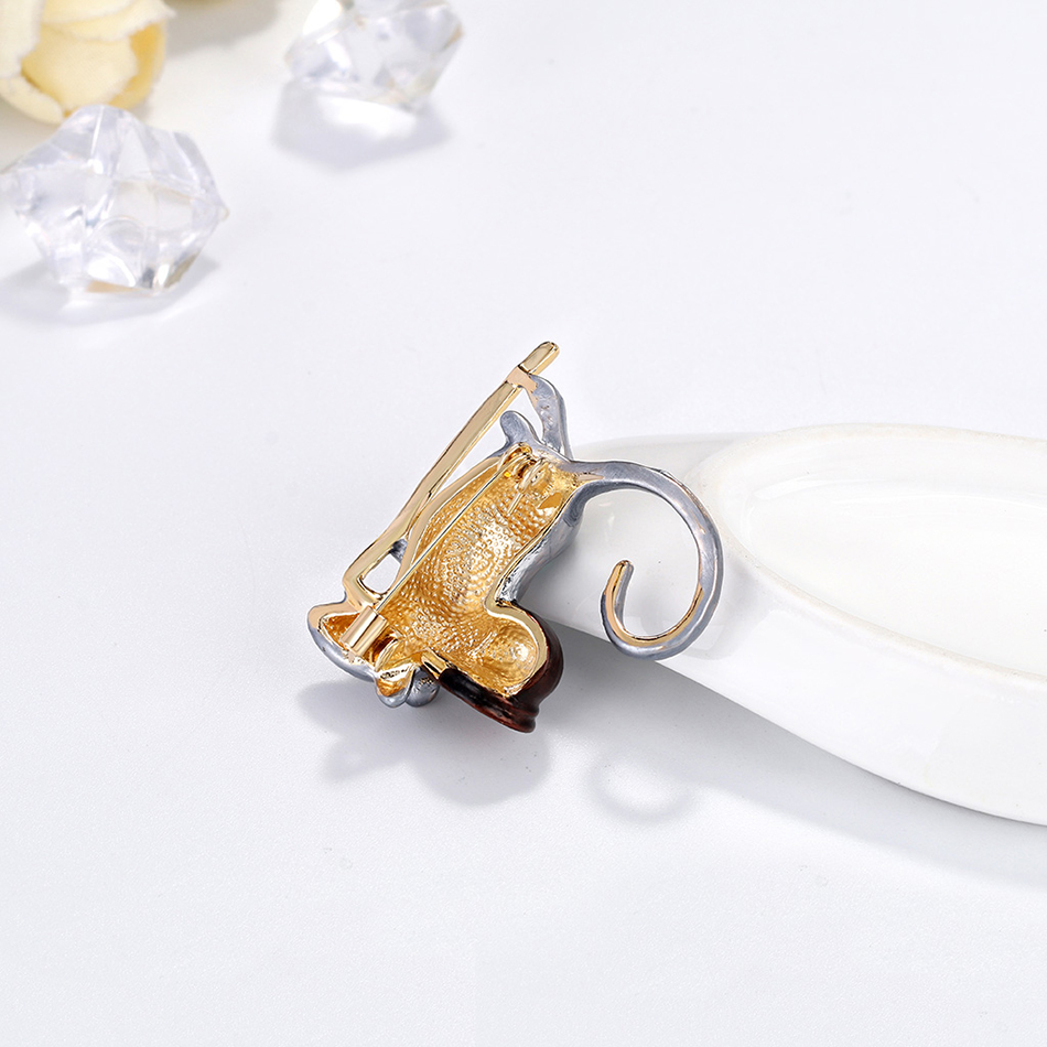 Fashion Gray Alloy Mouse Brooch,Korean Brooches