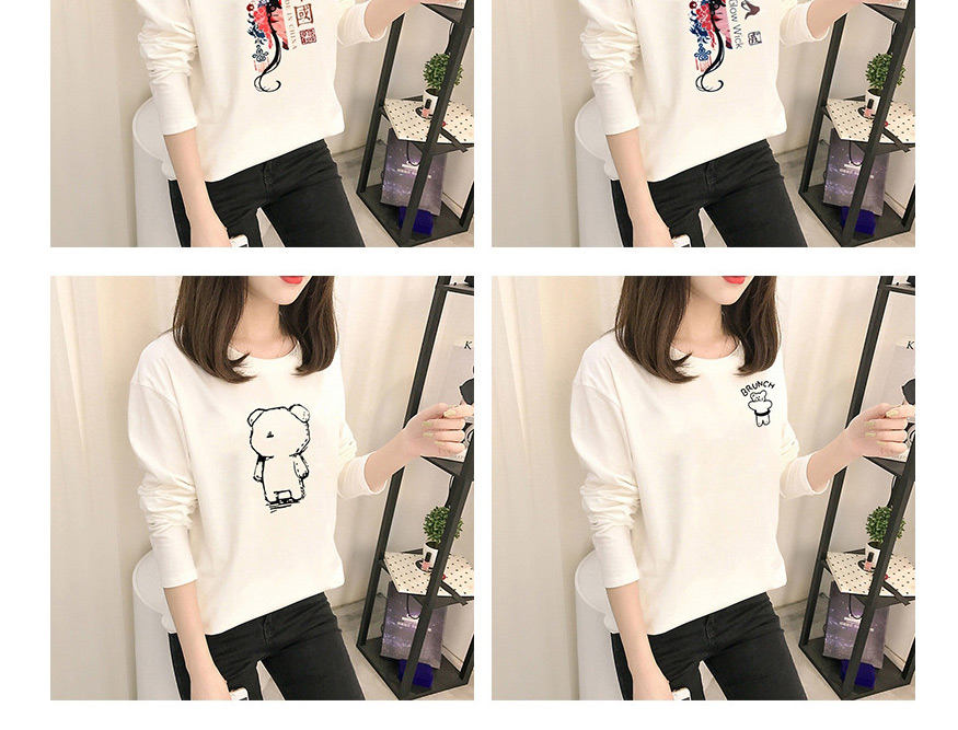 Fashion Youcan Now Love Printed Long-sleeved Round Neck T-shirt,Hair Crown