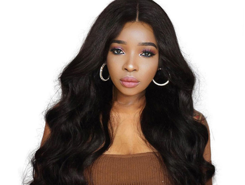 Fashion 18 Inches Front Lace Mid-point Fluffy Long Curly Hair,Wigs