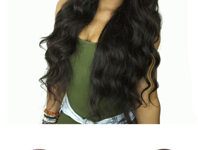 Fashion 24 Inches Front Lace Mid-point Fluffy Long Curly Hair,Wigs