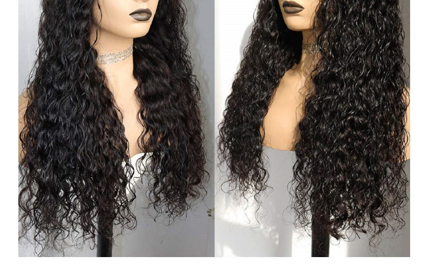 Fashion 18 Inches Front Lace Mid-length Curly Hair Wig,Wigs