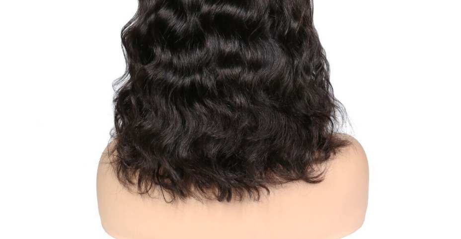 Fashion Black High Temperature Silk Chemical Fiber Small Curly Wig Headgear,Wigs