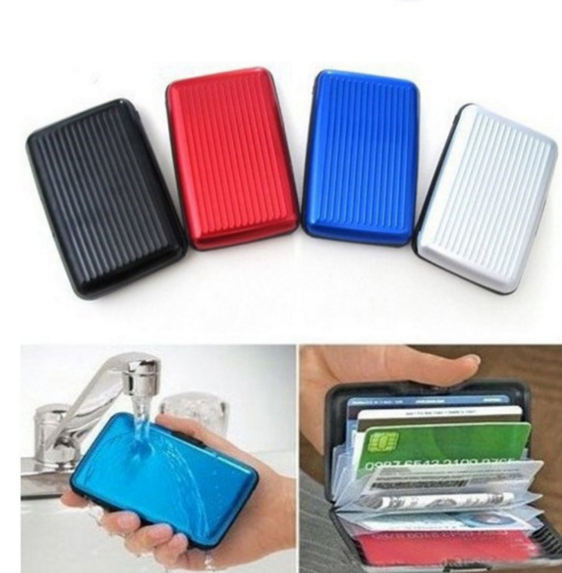 Fashion Silver Color Aluminum Glossy Business Card Case,Household goods
