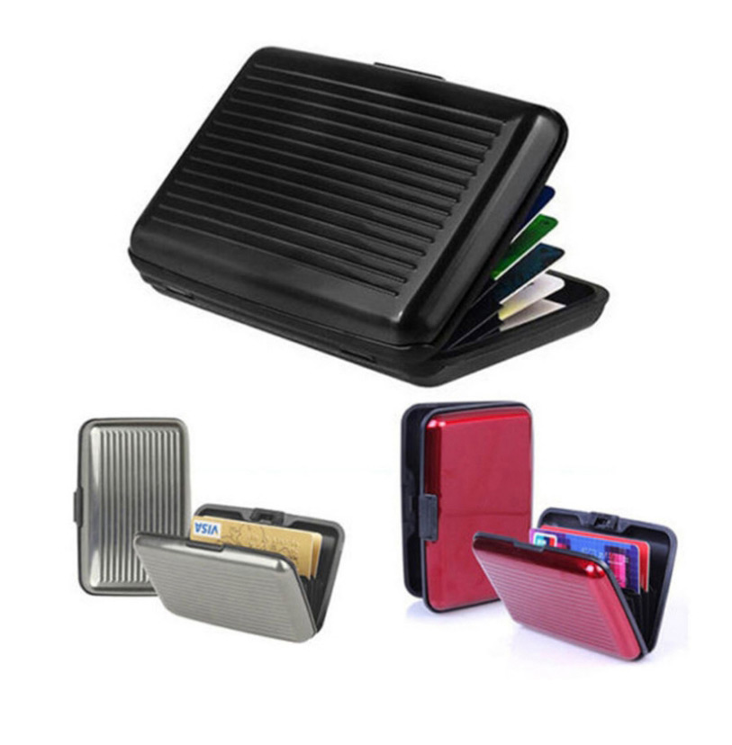 Fashion Black Aluminum Alloy Luggage Pattern Business Card Case,Household goods
