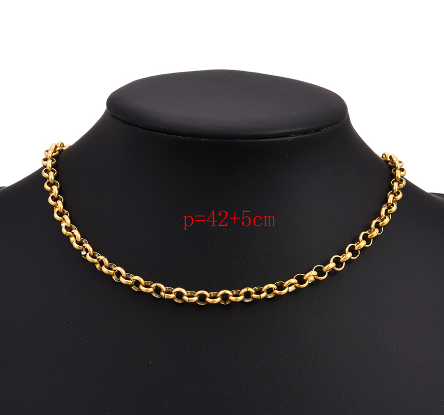 Fashion Silver Alloy Chain Necklace,Chains