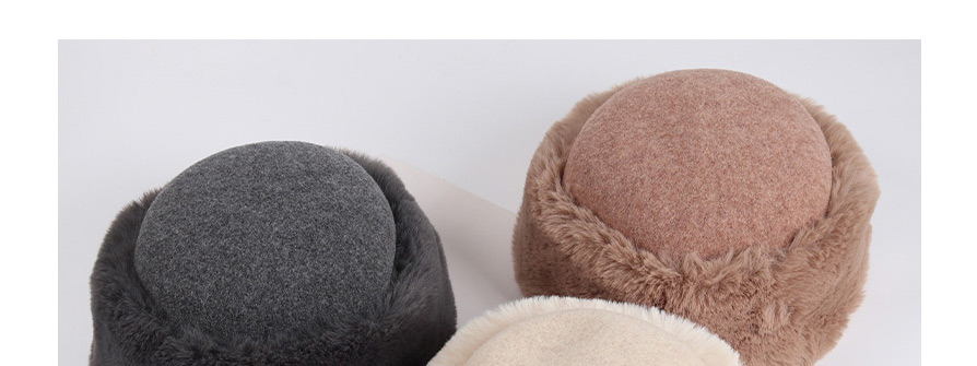 Fashion Mocha Wool Knitted Beret,Beanies&Others