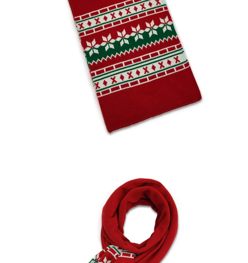 Fashion Christmas Suit Christmas Hanging Ball Flanging Knitted Hat And Scarf Set,Thin Scaves