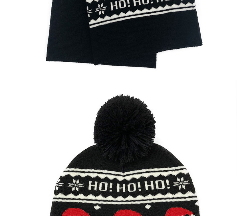 Fashion Christmas Suit Knitted Wool Christmas Hat And Scarf Set,Thin Scaves