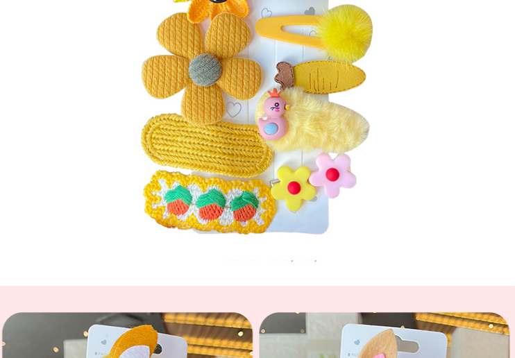 Fashion 6#khaki Color Rabbit 9 Piece Set Children
