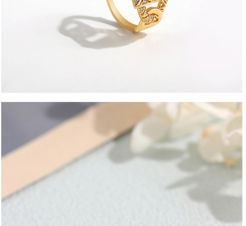 Fashion Silver Color Alloy Inlaid Zirconium Geometric Eye Ring,Fashion Rings