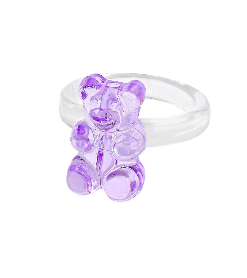 Fashion 8-pack Set Alloy Bear Ring Set,Jewelry Sets