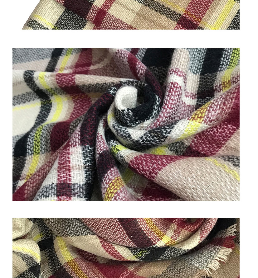 Fashion 09#rice Noodles Cashmere Plaid Scarf,Thin Scaves