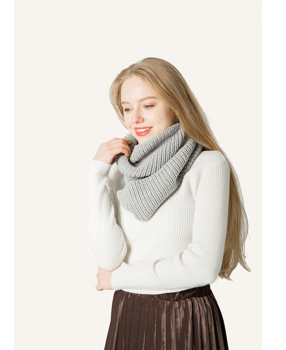 Fashion Navy Wool Knitted Pullover Scarf,Thin Scaves