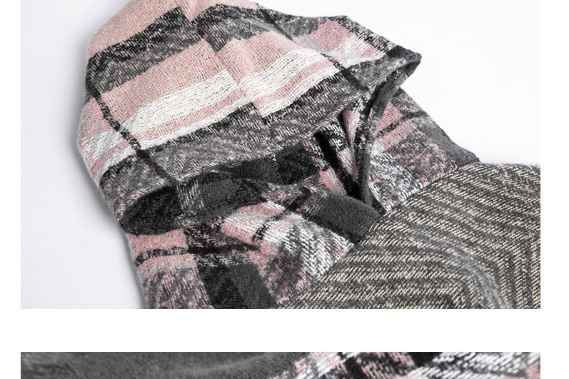 Fashion 07#grey Printed Frayed Hooded Shawl,Thin Scaves