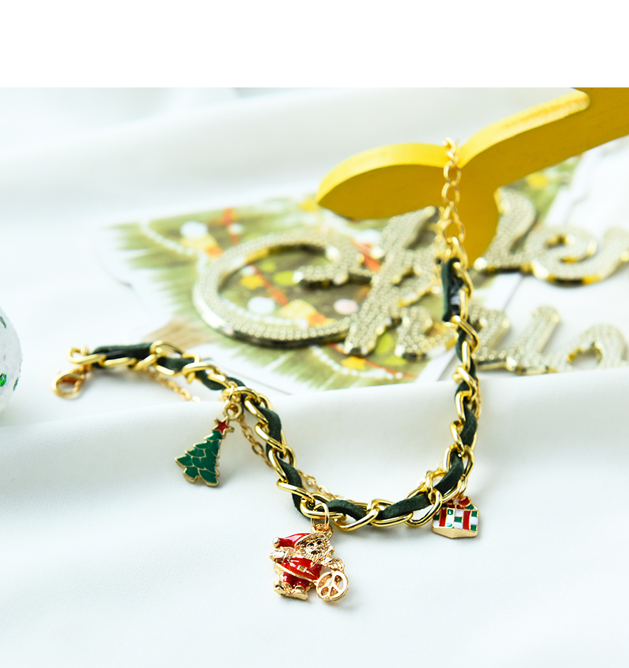 Fashion Snowman Alloy Chain Christmas Bracelet,Fashion Bracelets