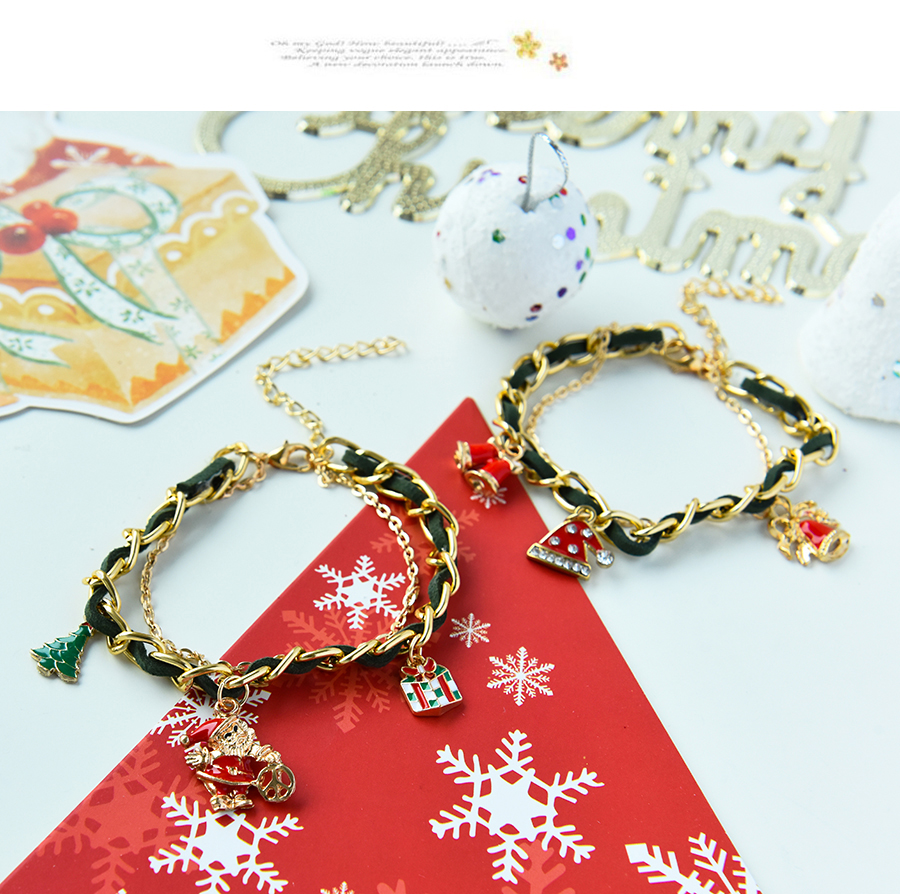 Fashion Snowman Alloy Chain Christmas Bracelet,Fashion Bracelets