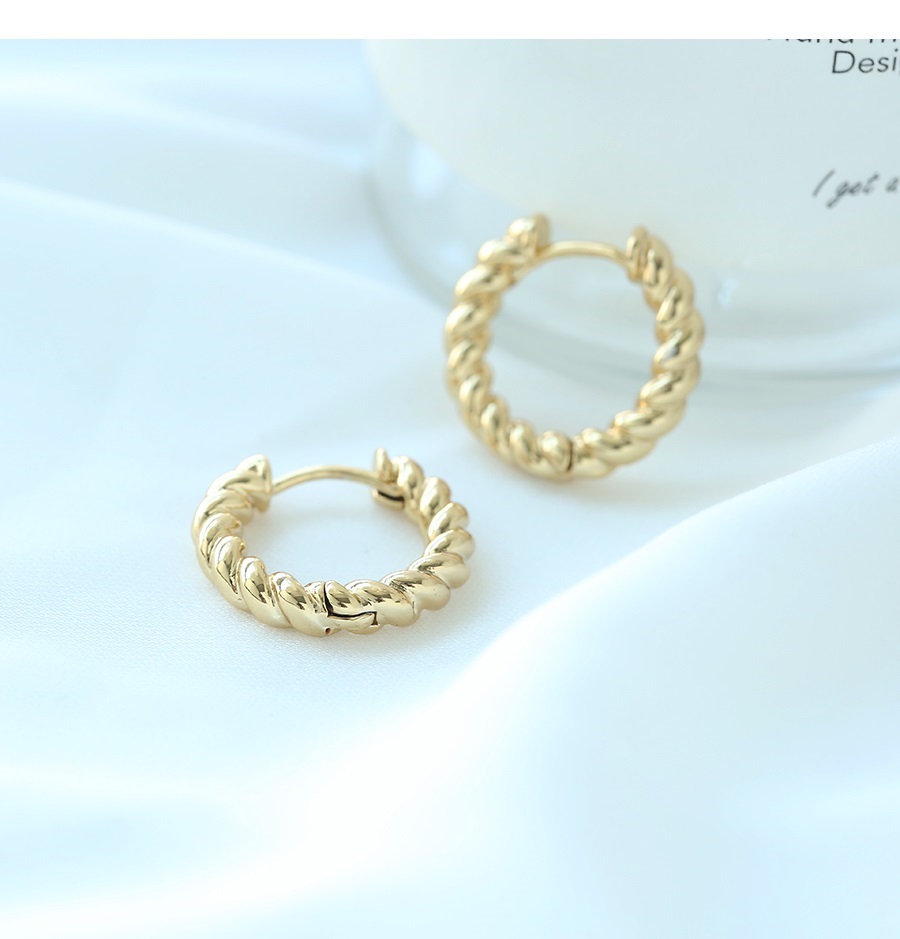 Fashion Gold Color Alloy Round Bead Earrings,Earrings