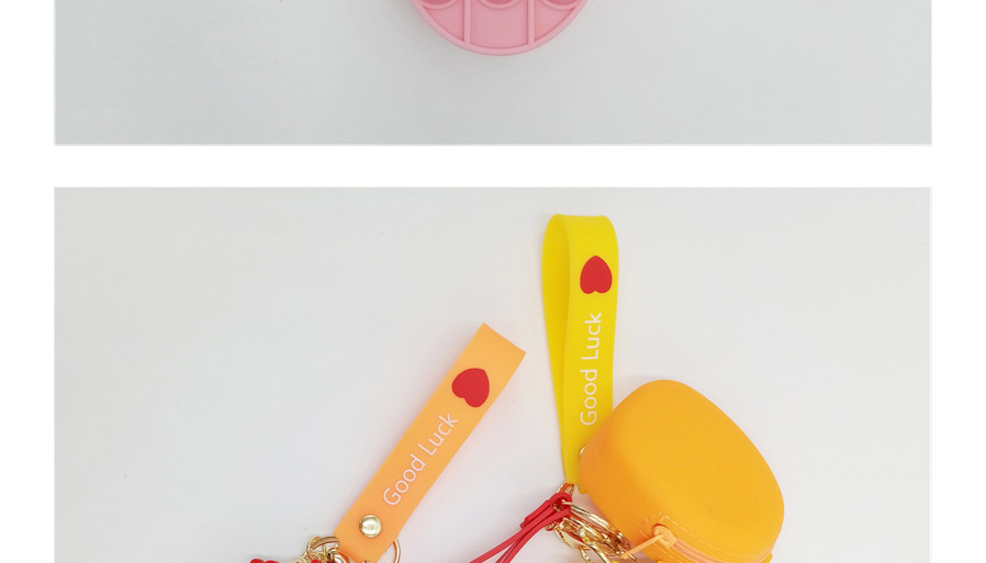 Fashion Strawberry Red (including Straps) Epoxy Fruit Letter Bar Press Silicone Toy,Household goods