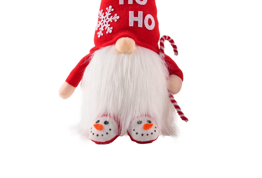 Fashion Luminous Cane Faceless Old Man (live) Christmas Doll With Lights And Faceless Doll Ornaments,Festival & Party Supplies