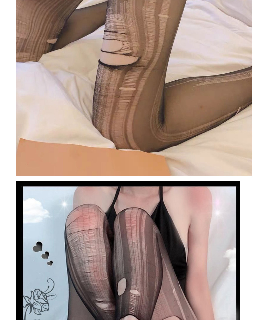 Fashion Coffee Color Easy To Tear Ultra-thin Disposable Stockings,Fashion Stockings
