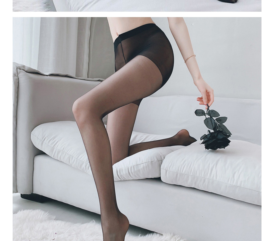 Fashion B Letter Black-open Crotch Double-sided Open Crotch Seamless Letter Stockings,Fashion Stockings
