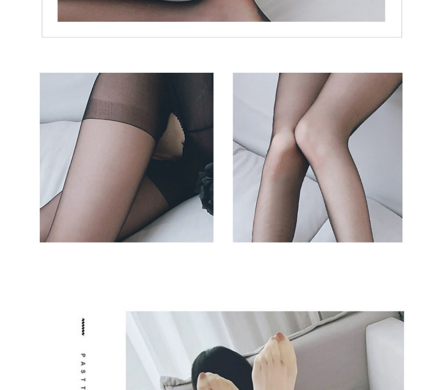 Fashion Skin Tone-open Crotch Double-sided Open Crotch Seamless Letter Stockings,Fashion Stockings