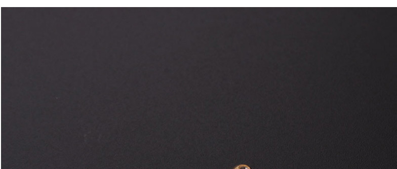 Fashion Golden 6# Titanium Steel Inlaid Zirconium Thick Rod Geometric Piercing Earrings (1pcs),Ear Cartilage Rings & Studs