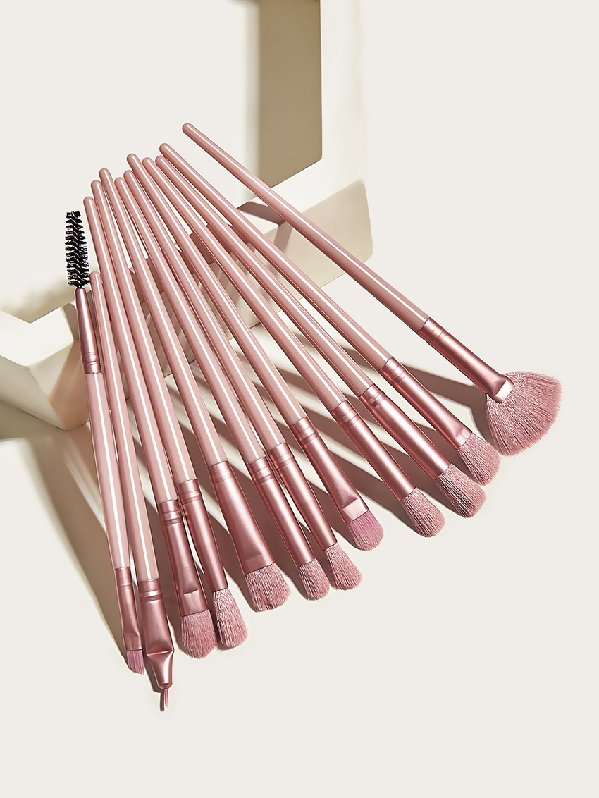 Fashion Pink 12-eye Brush-elbow,Beauty tools