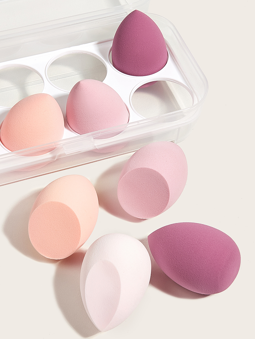 Fashion Color Makeup Eggs 4 Colors-colorful-8 Packs,Beauty tools